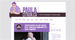 Desktop Screenshot of paulacitron.ca